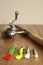 Fishing lures, rod and reel