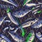 Fishing lures vintage seamless pattern