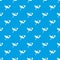 Fishing pattern vector seamless blue