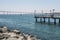 Fishing Pier with Coronado Bridge in San Diego