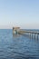 Fishing pier Kemah, Texas, USA sunset