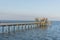 Fishing pier Kemah, Texas, USA sunset