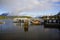 Fishing pier near Tofino Vancouver island