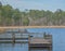 The Fishing Pier in Ratciff Lake Recreation Area. In Davey Crockett National Forest, Ratcliff, Texas
