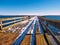 Fishing pier snow