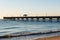 Fishing Pier with Waves at Buckroe Beach