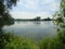 Fishing place. Volyn lake. Western Ukraine.