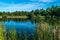 Fishing pond at Alum Creek in Central Ohio