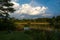 Fishing pond at Alum Creek in Central Ohio