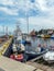 Fishing port in Ustka, Poland