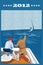 Fishing Poster Calendar 2012 Blue Marlin Fish