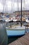 Fishing Sail Boat at Port Dock in Brittany France