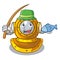 Fishing shape diving helmet character in closet