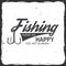 Fishing sport club. Vector illustration.