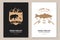 Fishing sport club. Vector illustration Flyer, brochure, banner, poster design with bear, fisherman and rainbow trout