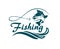 Fishing sport emblem