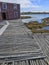 Fishing stage and flakes on Fogo Island