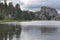 Fishing in Sylvan Lake, South Dakota, USA