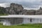 Fishing in Sylvan Lake, South Dakota, USA