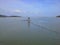 Fishing tools in Songkhla Lake , Thailand