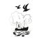 Fishing vessel icon