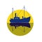 Fishing vessel icon