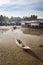 Fishing Village Ban Ba Tu Pu Pe at low tide on the island of Koh Libong, Thailand