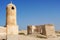 Fishing village ruins in desert Qatar