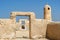 Fishing village ruins in desert of Qatar