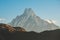 Fishtail symbol of Machhapuchhre mountain Nepal