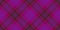 Fit background fabric plaid, geometric tartan check pattern. Commercial texture seamless vector textile in purple and pink colors