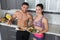 Fit couple - animal versus plant proteins