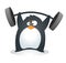 Fit Penguin Weight Lifting