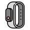 Fitness activity tracker icon, outline style