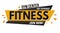 Fitness banner design