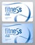 Fitness club membership card.