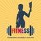 Fitness Competition Emblem