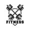 Fitness CrossFit Gym Badge logo design vector template