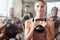Fitness, exercise and woman with kettlebell in a gym for a strength training challenge. Sports, energy and female