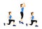 Fitness exercises for your better workout - jump lunges