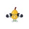 Fitness fruit loquat fresh mascot character shape