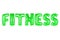 Fitness, green color
