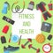 Fitness and health poster