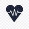 fitness Heart transparent icon. fitness Heart symbol design from