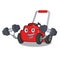 Fitness lawnmower in the a mascot shape