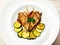 Fitness menu. Chicken breast with zucchini grill