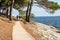 Fitness path seashore