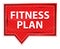 Fitness Plan misty rose pink banner button