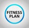 Fitness Plan Round Blue Push Button