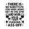 Fitness Quote good for t shirt. There is no substitute for hard work